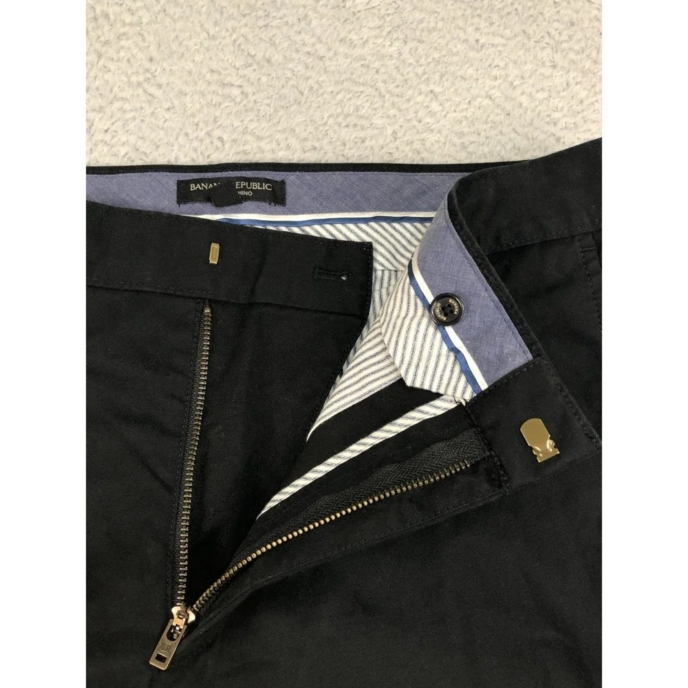 Banana Republic Pants Men's 36x30 (Tag 34x30) Fulton Chino Black